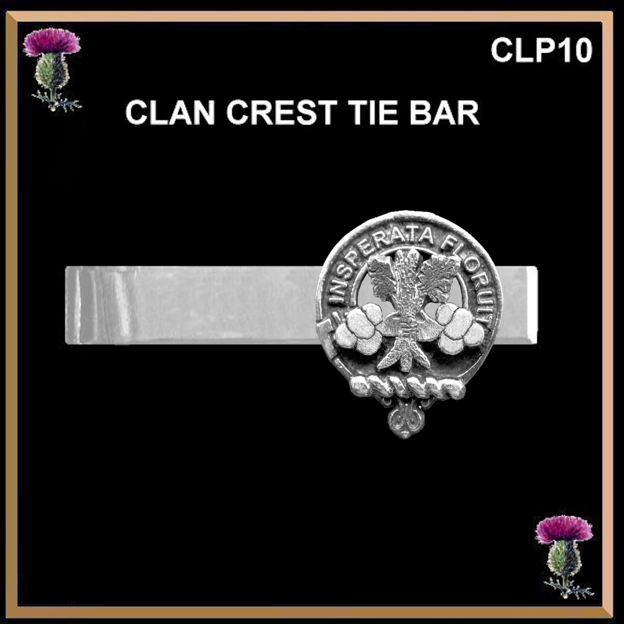 Watson Scottish Clan Clip Tie Bar
