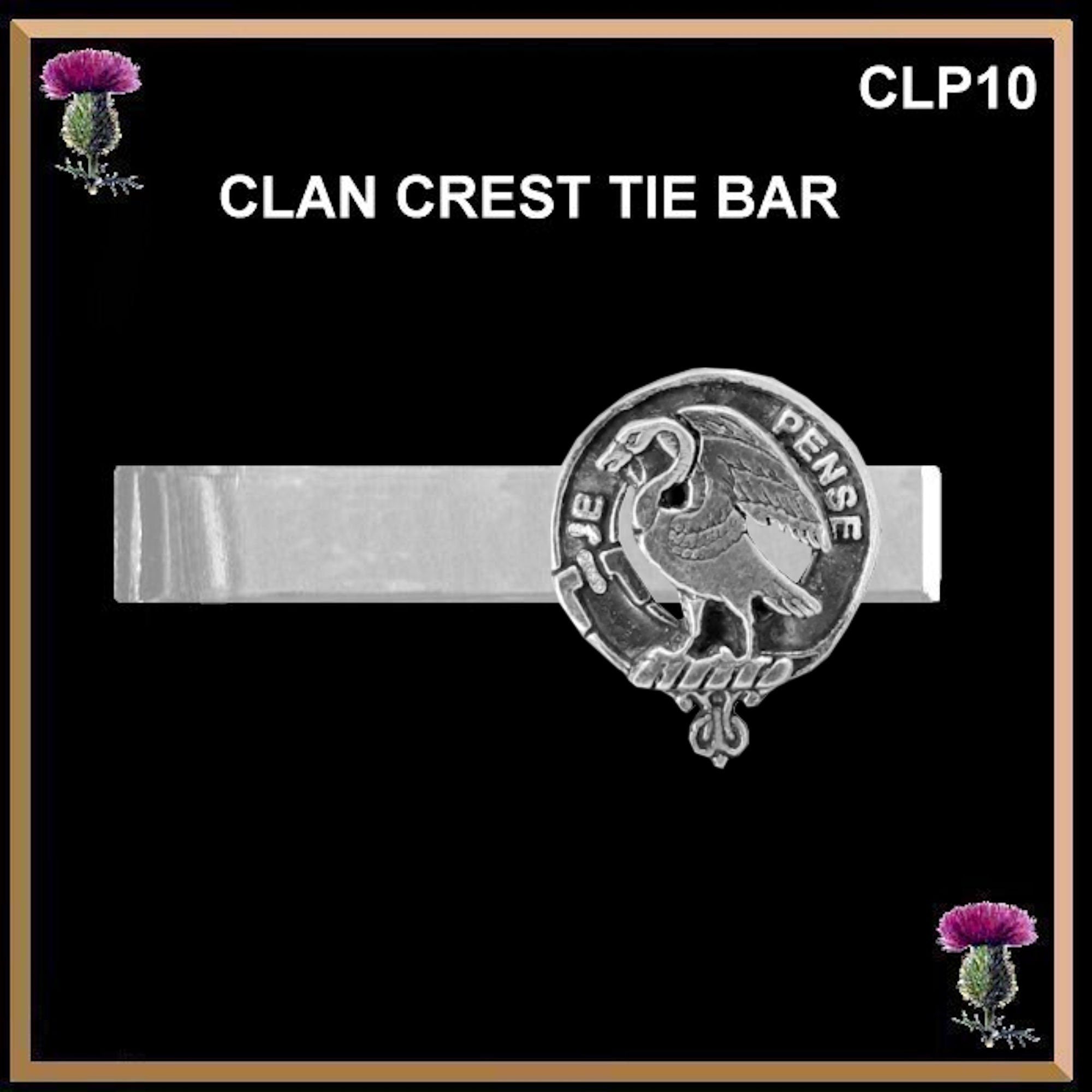 Wemyss Scottish Clan Clip Tie Bar