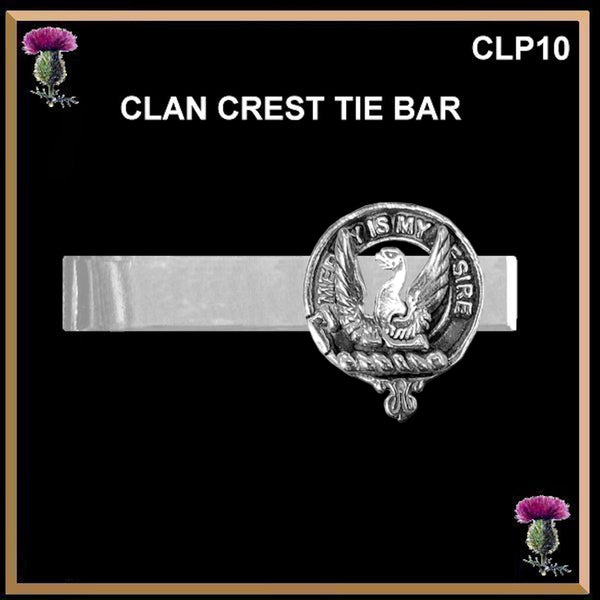Wishart Scottish Clan Clip Tie Bar