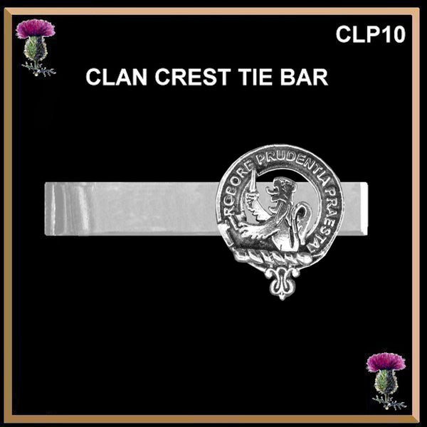 Young Scottish Clan Clip Tie Bar