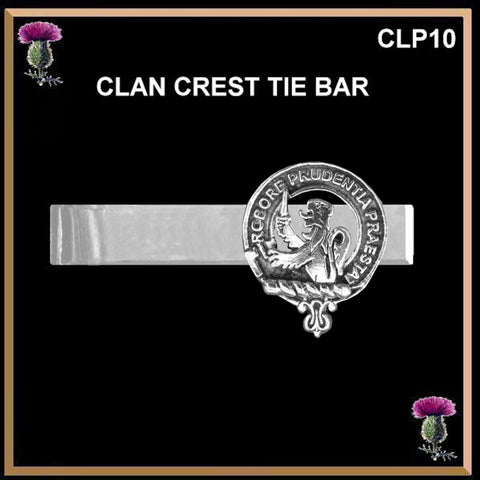 Young Scottish Clan Clip Tie Bar