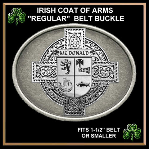 McDonald Irish Coat of Arms Regular Buckle