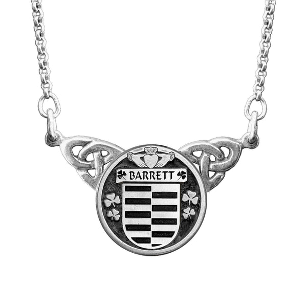 Barrett Irish Coat of Arms Double Drop Pendant ~ ILP03