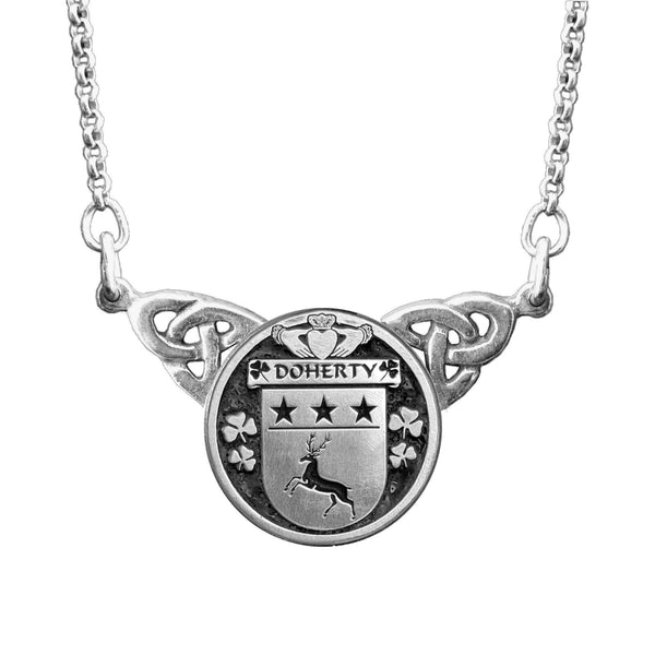 Doherty Irish Coat of Arms Double Drop Pendant ~ ILP03