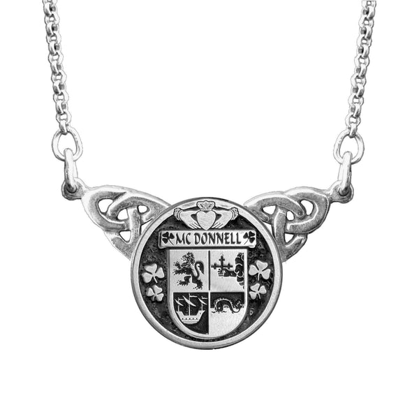 McDonnell Irish Coat of Arms Double Drop Pendant ~ ILP03