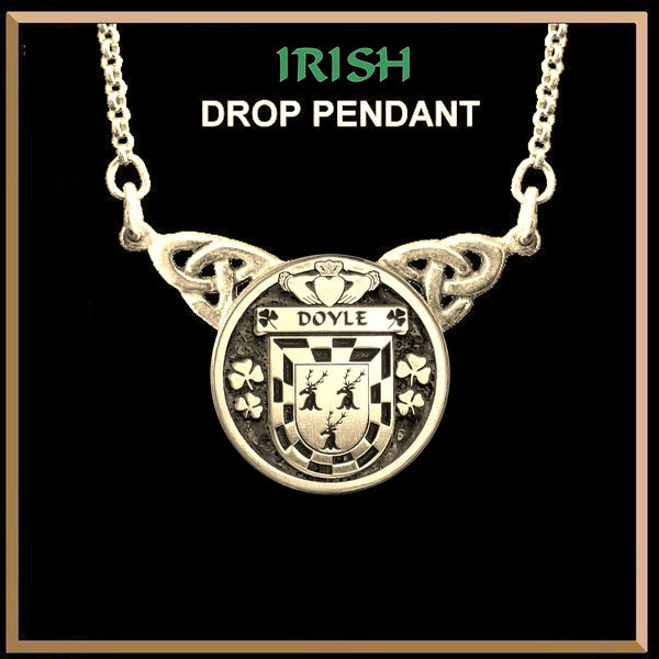 Doyle Irish Coat of Arms Double Drop Pendant ~ ILP03