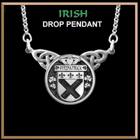 FitzPatrick Irish Coat of Arms Double Drop Pendant ~ ILP03