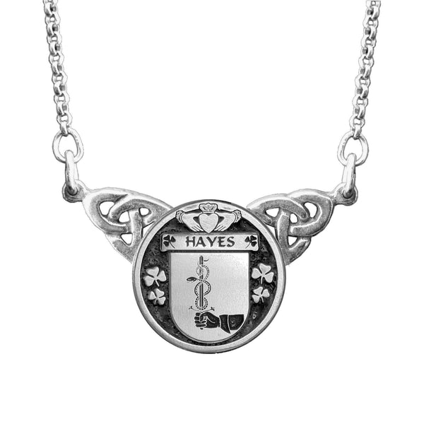Hayes Irish Coat of Arms Double Drop Pendant ~ ILP03