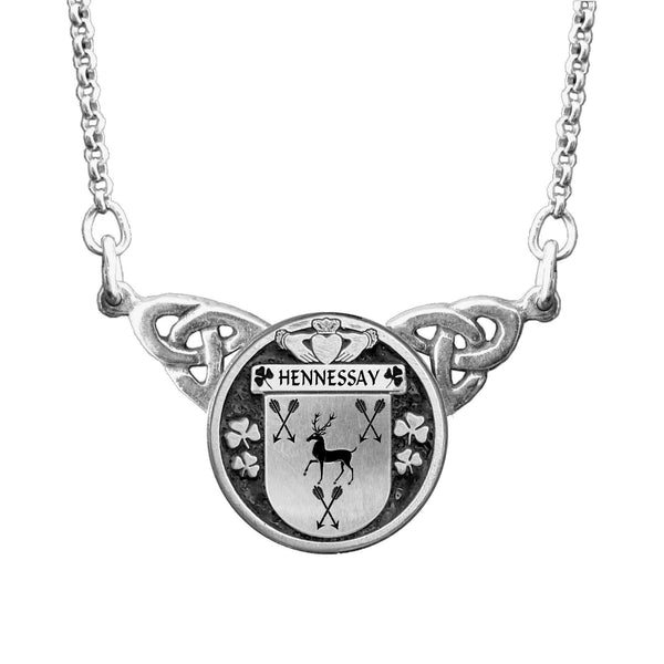 Hennessay Irish Coat of Arms Double Drop Pendant ~ ILP03