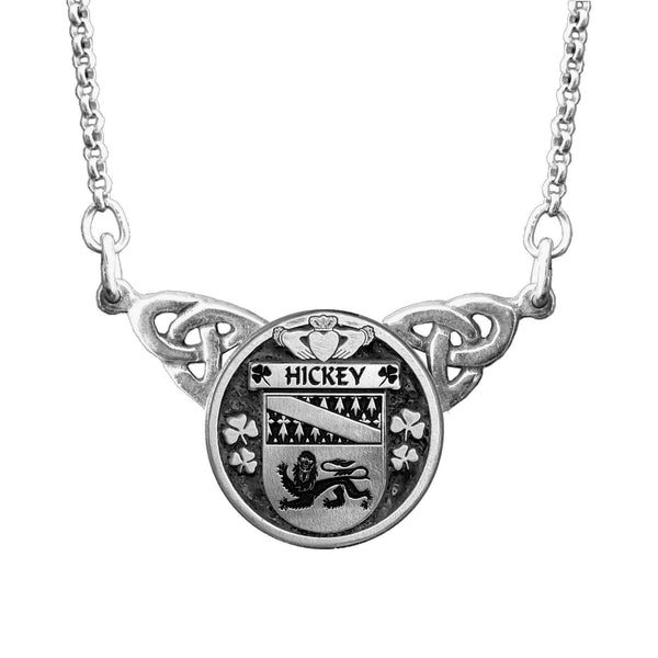 Hickey Irish Coat of Arms Double Drop Pendant ~ ILP03
