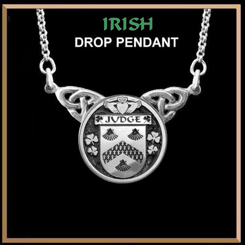 Judge Irish Coat of Arms Double Drop Pendant ~ ILP03