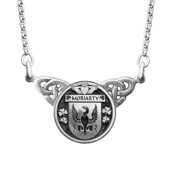 Moriarty Irish Coat of Arms Double Drop Pendant ~ ILP03