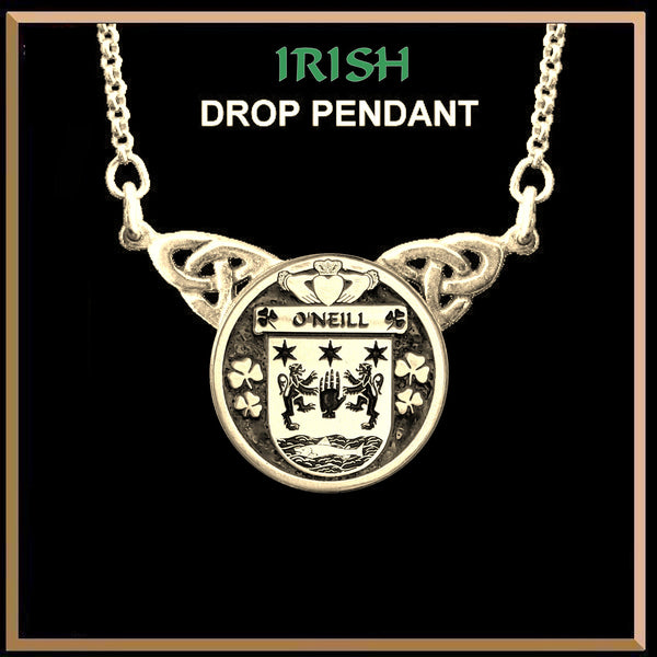 O'Neill Irish Coat of Arms Double Drop Pendant ~ ILP03