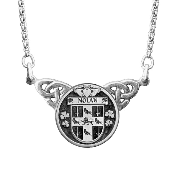Nolan Irish Coat of Arms Double Drop Pendant ~ ILP03