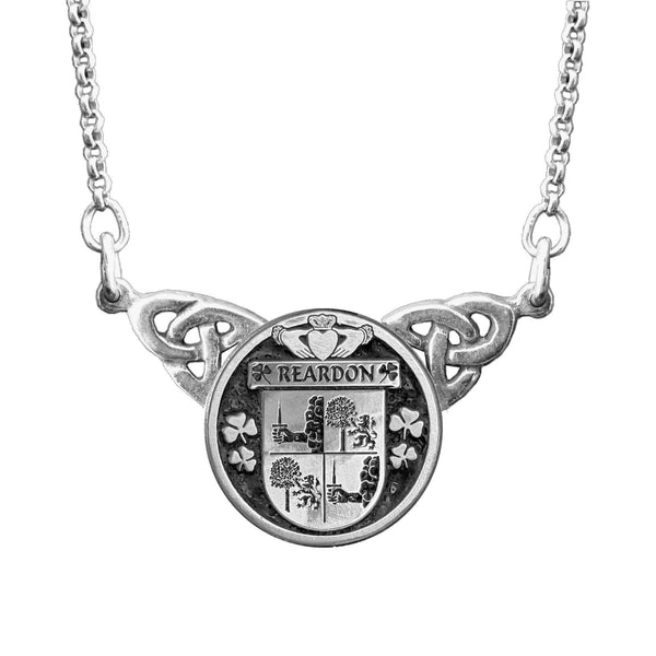 Reardon Irish Coat of Arms Double Drop Pendant ~ ILP03