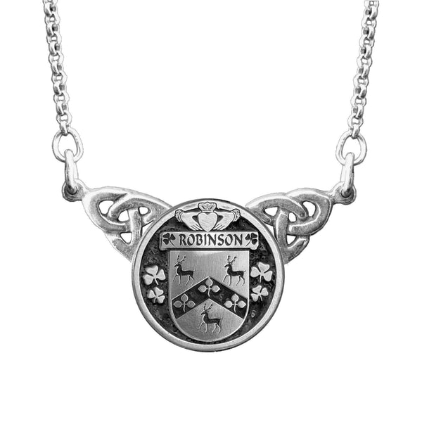 Robinson Irish Coat of Arms Double Drop Pendant ~ ILP03