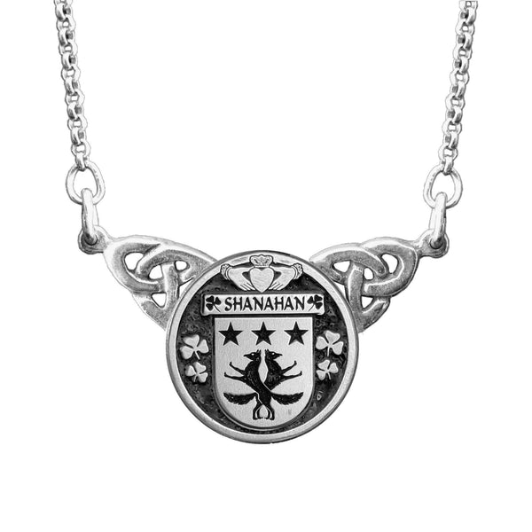 Shanahan Irish Coat of Arms Double Drop Pendant ~ ILP03