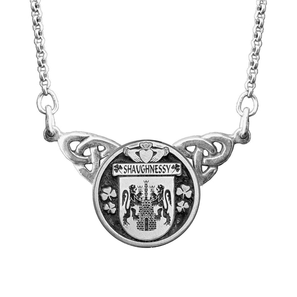 Shaughnessy Irish Coat of Arms Double Drop Pendant ~ ILP03