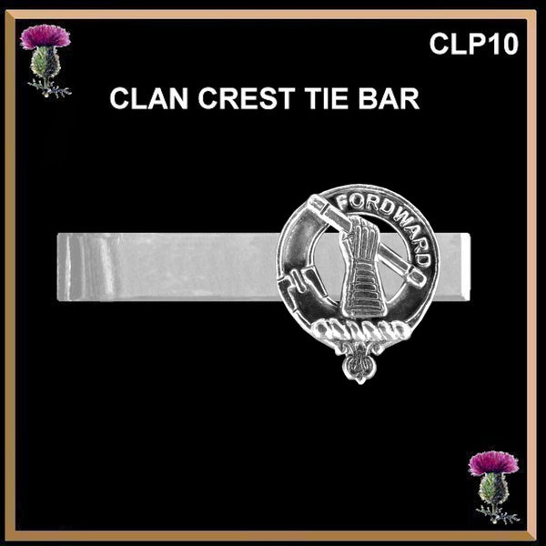 Balfour Scottish Clan Clip Tie Bar