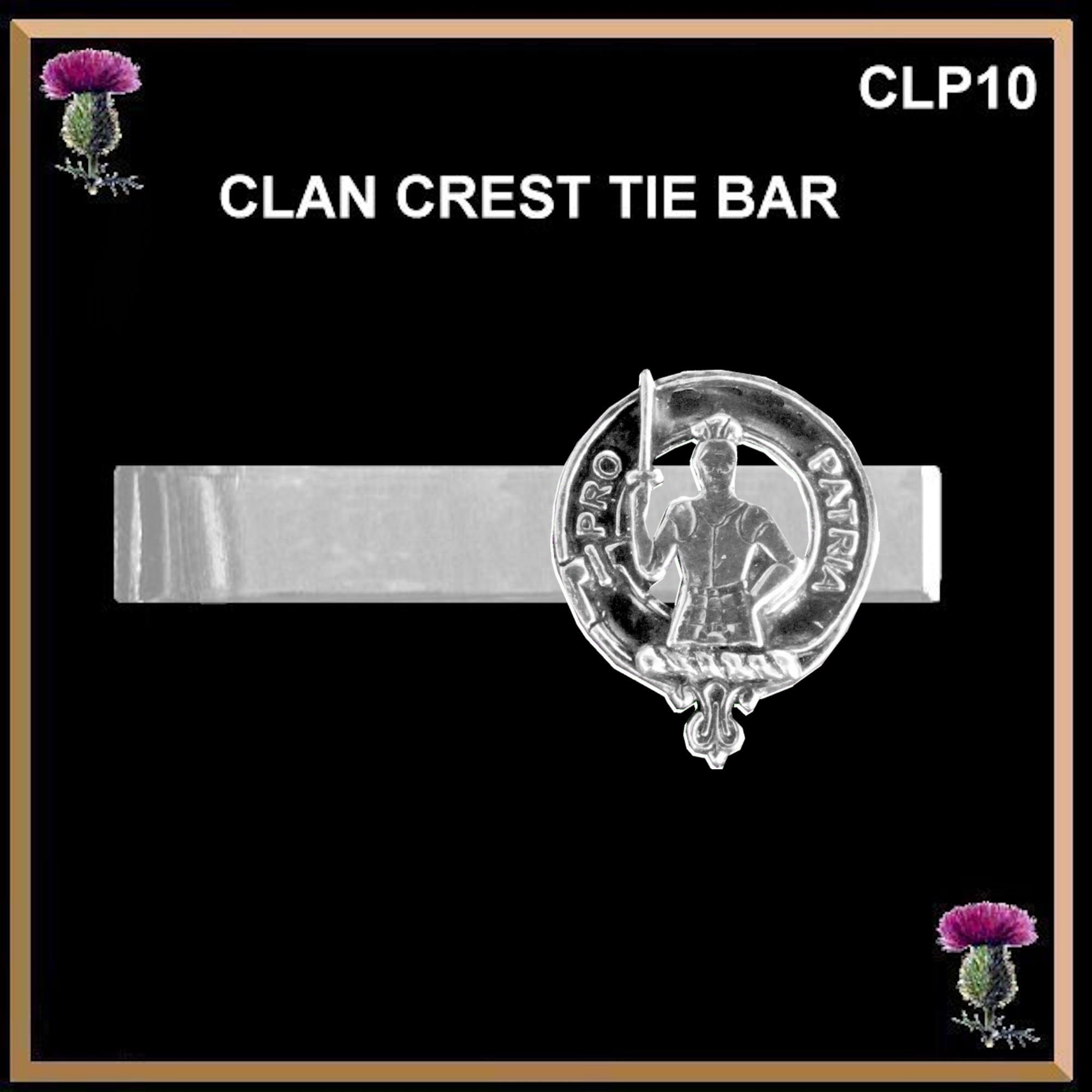 Bannerman Scottish Clan Clip Tie Bar