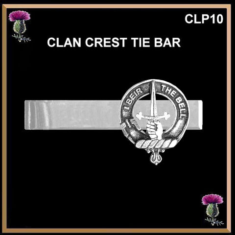 Bell Scottish Clan Clip Tie Bar