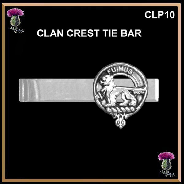 Bruce Scottish Clan Clip Tie Bar