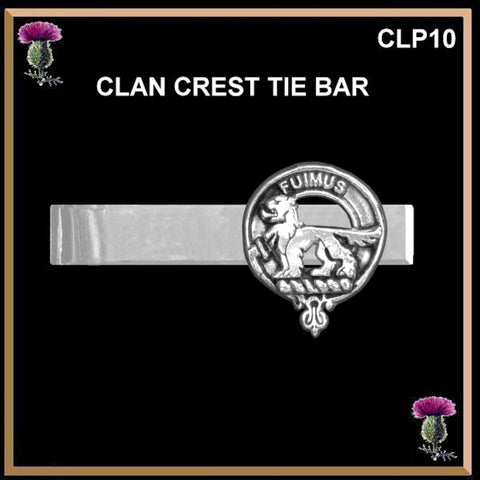 Bruce Scottish Clan Clip Tie Bar