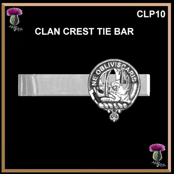 Campbell Scottish Clan Clip Tie Bar