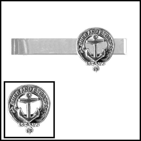 Clark Scottish Clan Clip Tie Bar