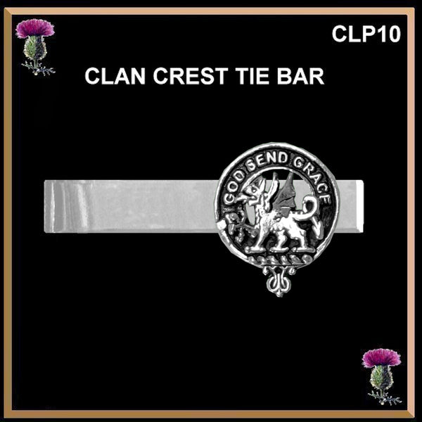 Crichton Scottish Clan Clip Tie Bar