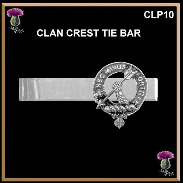 Cuthbert Scottish Clan Clip Tie Bar