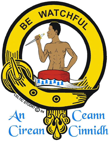 Darroch Scottish Clan Clip Tie Bar