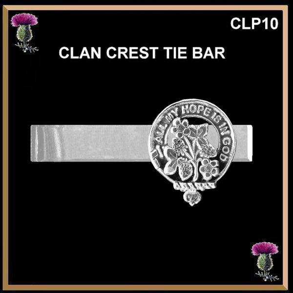 Fraser Saltoun Scottish Clan Clip Tie Bar