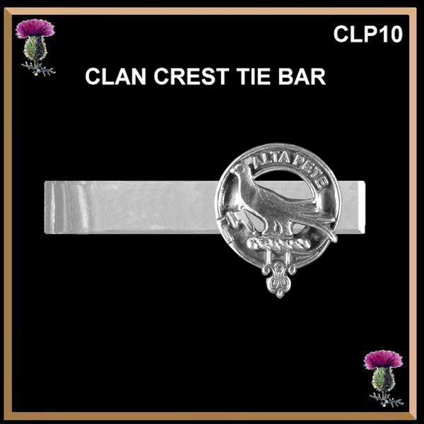 Glen Scottish Clan Clip Tie Bar