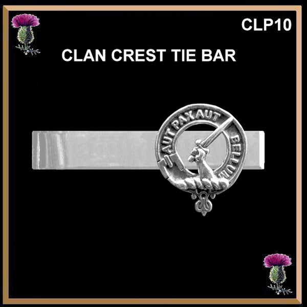 Gunn Scottish Clan Clip Tie Bar
