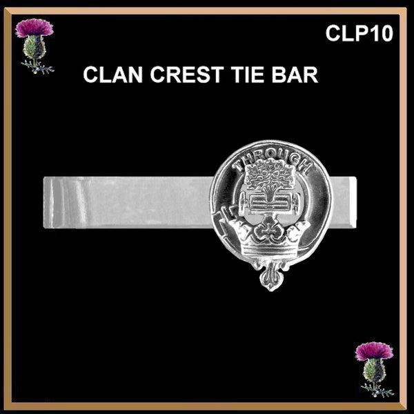 Hamilton Scottish Clan Clip Tie Bar