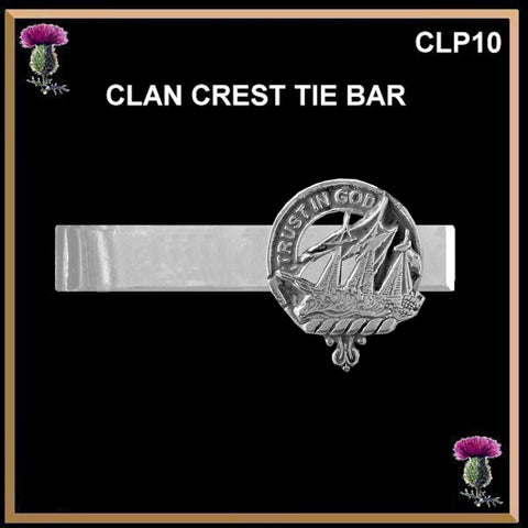 Harkness Scottish Clan Clip Tie Bar