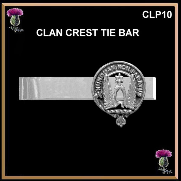 Johnston Scottish Clan Clip Tie Bar