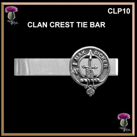 Kirkpatrick Scottish Clan Clip Tie Bar