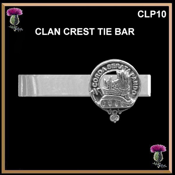 Lockhart Scottish Clan Clip Tie Bar