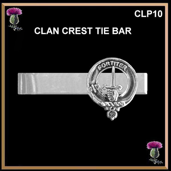 MacAlister Scottish Clan Clip Tie Bar