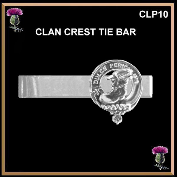 MacAulay Scottish Clan Clip Tie Bar
