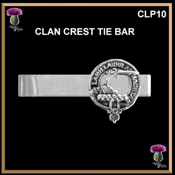MacFadden Scottish Clan Clip Tie Bar