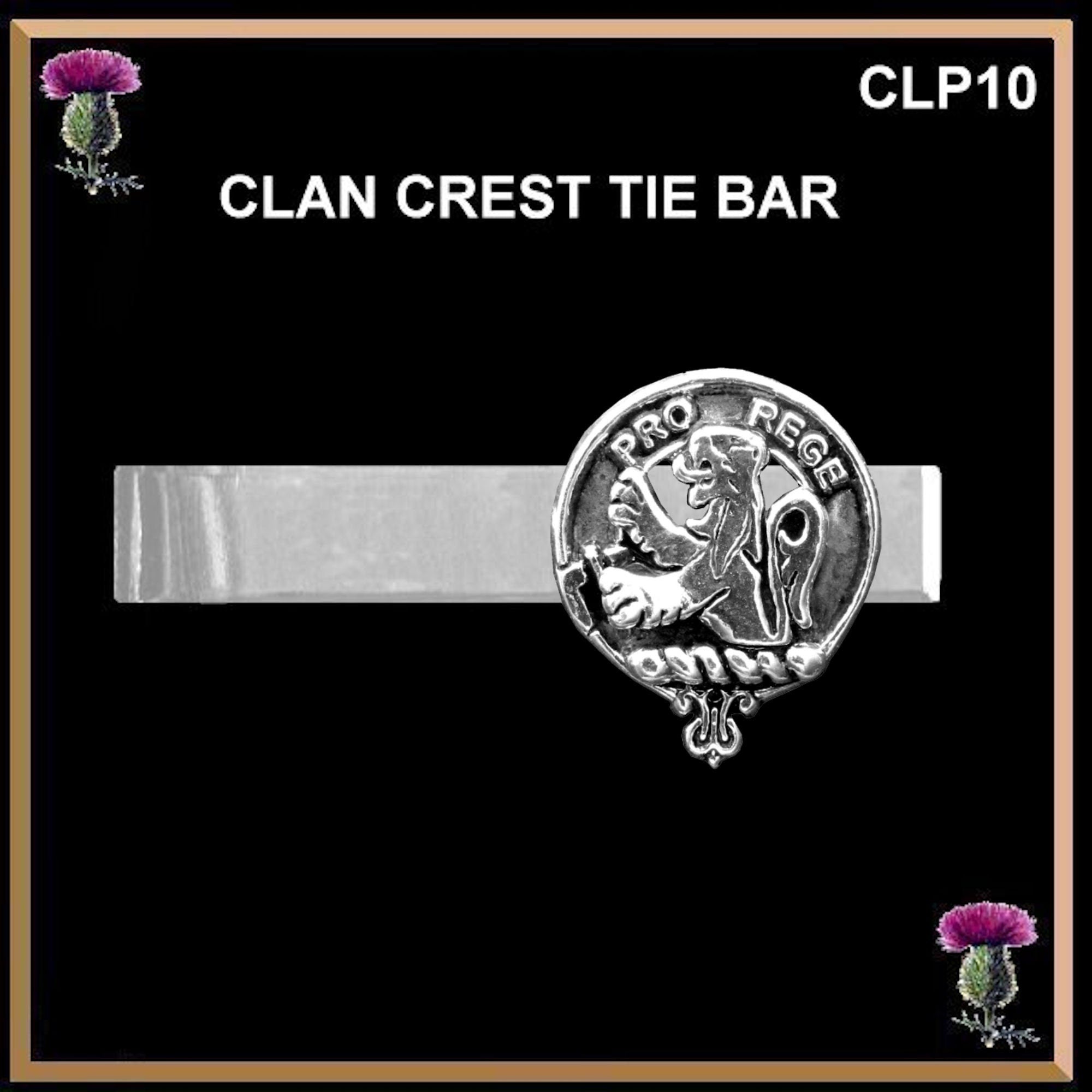 MacFie Scottish Clan Clip Tie Bar