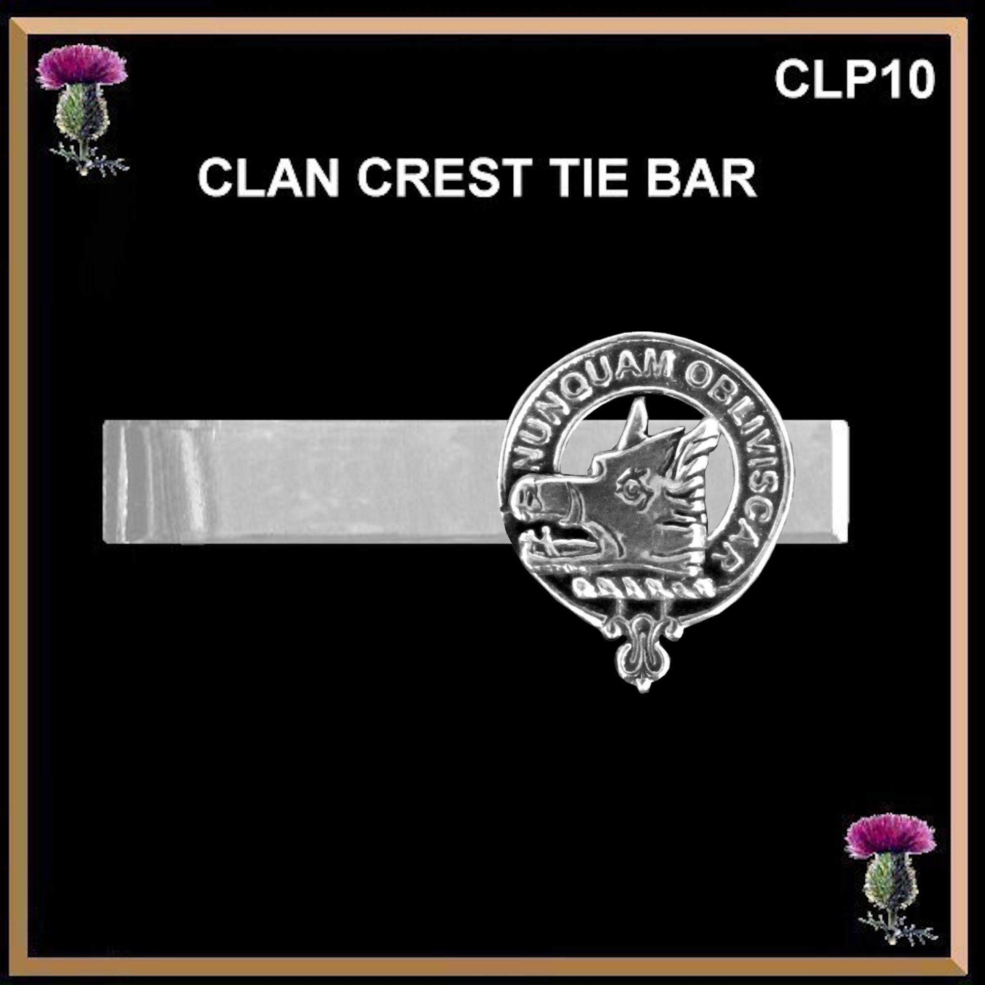 MacIver Scottish Clan Clip Tie Bar