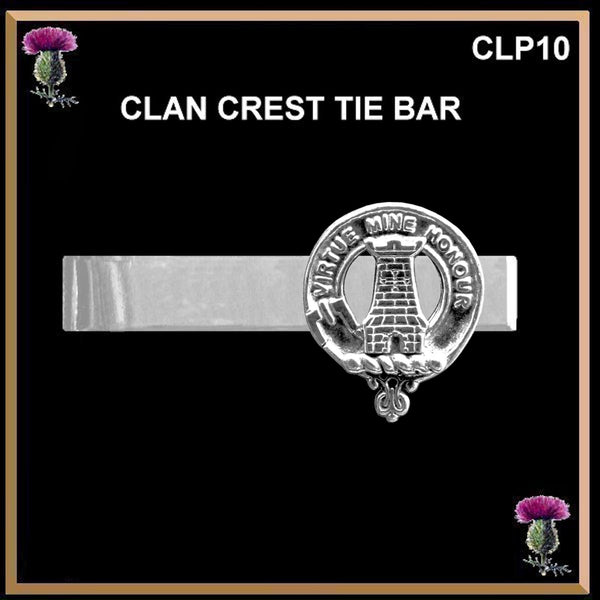 MacClean Scottish Clan Clip Tie Bar