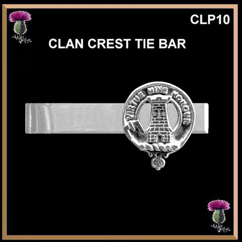 MacClean Scottish Clan Clip Tie Bar