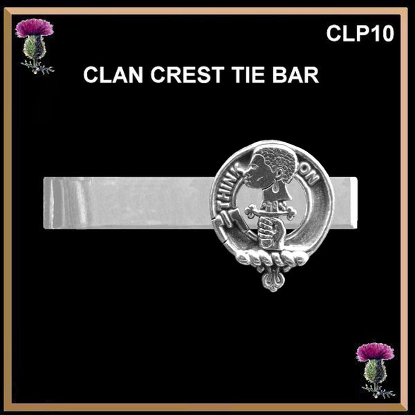 MacClellan Scottish Clan Clip Tie Bar