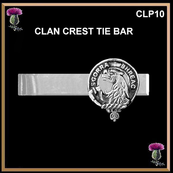 MacNicol Scottish Clan Clip Tie Bar