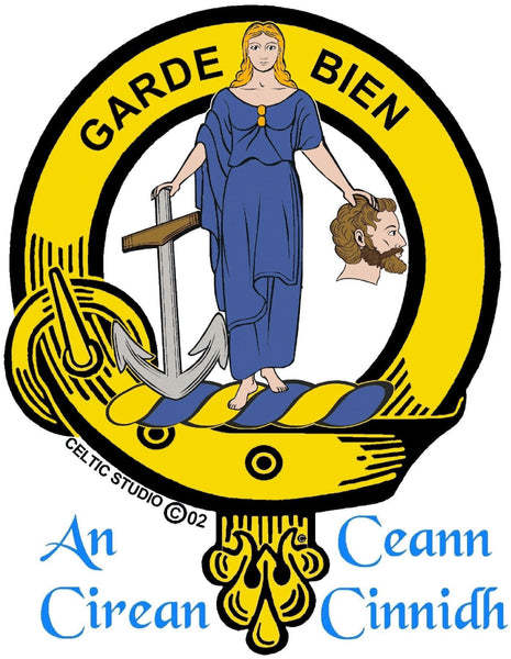 Montgomery Scottish Clan Clip Tie Bar